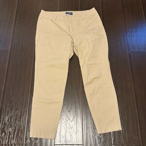 Old Navy khaki pixie skinny pants women size 12